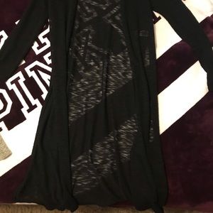 Long Sleeved Black Cardigan